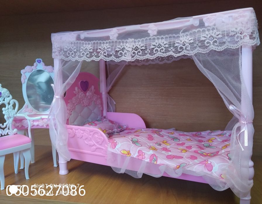 Мебель для кукол Барби.Спальни 5 видов, Меблі для ляльок