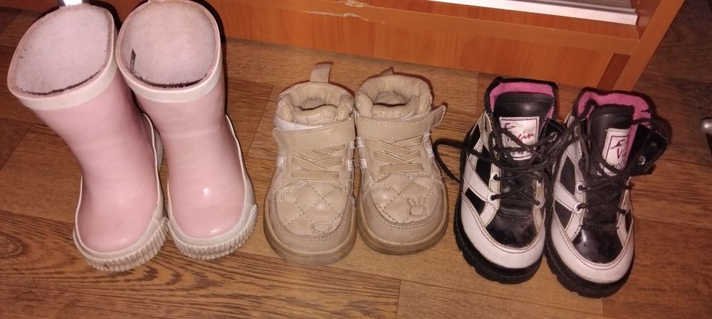 Чоботи резинові, хайтопи та ботіночки