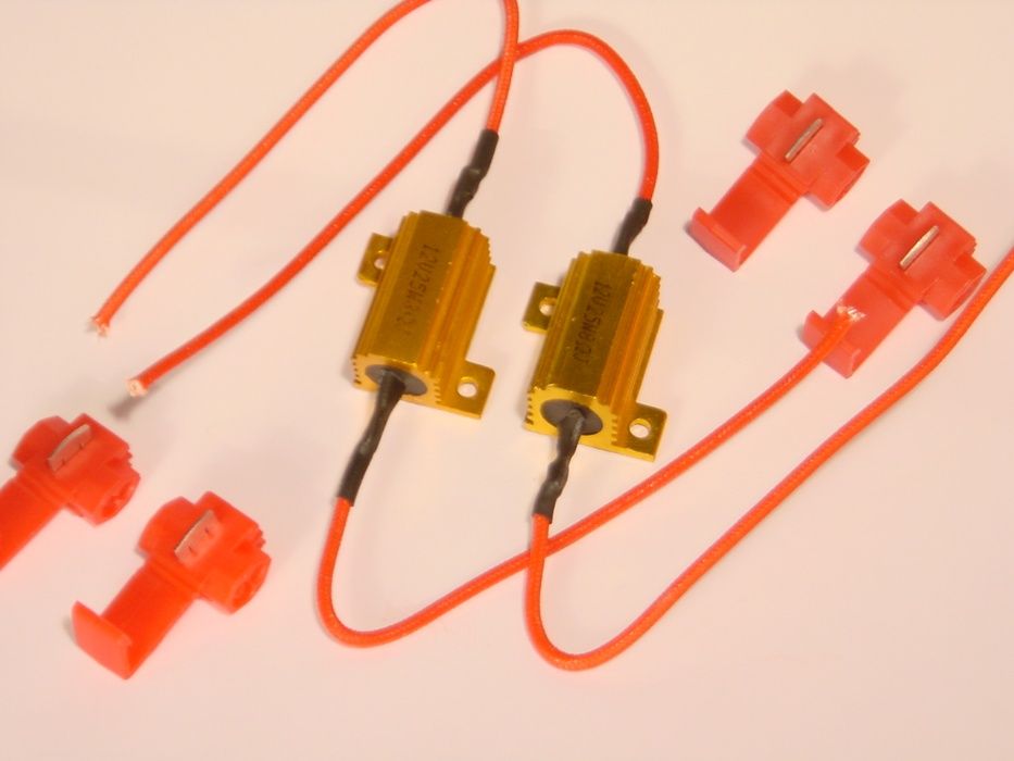 Resistências para piscas LED