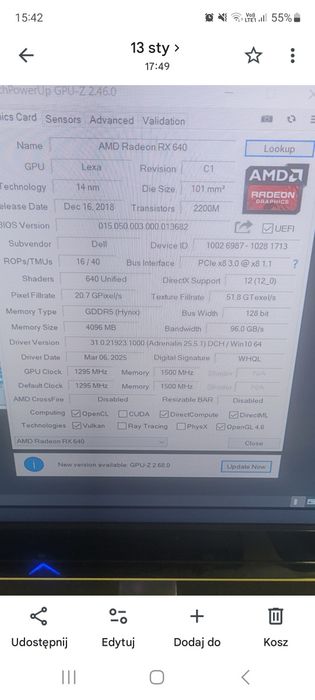 Karta graficzna low profile 4gb