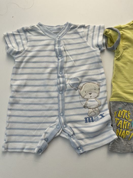 Zestaw letni 6 ubranek dla chłopca rozmiar 68