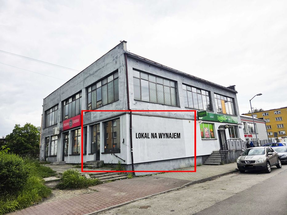 Wynajmę lokal usługowy obok żabki. 45m2. Ul. Zaolziańska 15, Zabrze - Pod Fryzjer, Masaż, Paznokcie, Kosmetykę, Kebab