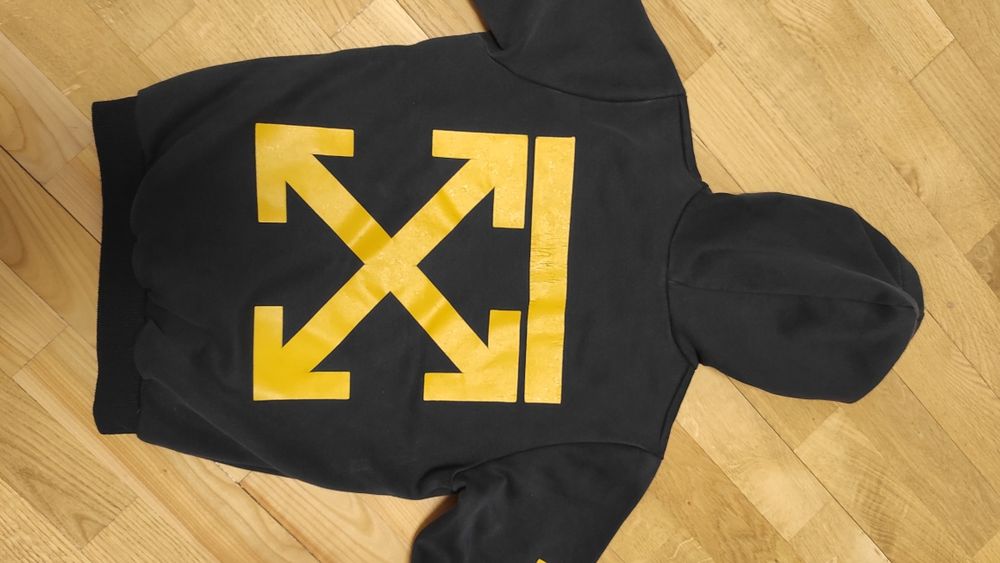Off white тепле худі для  підлітка зріст 146 см