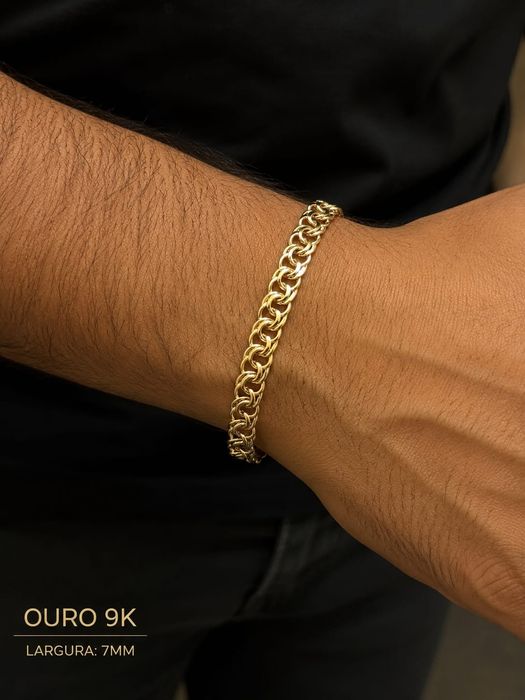 Pulseira ouro 9k