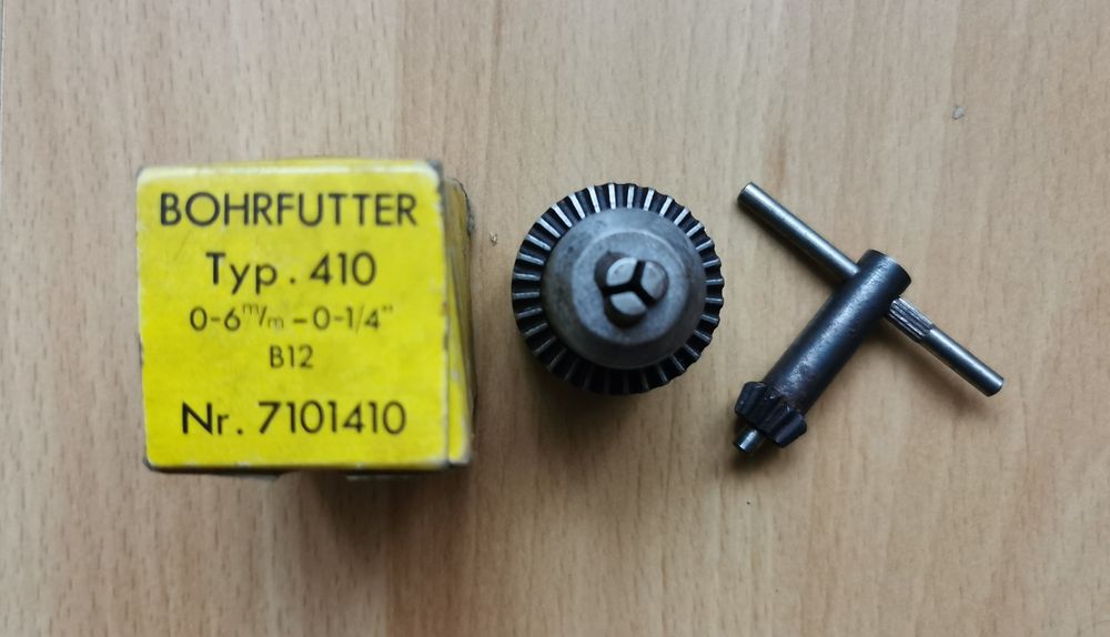 Uchwyt wiertarski kluczykowy BOHRFUTTER 6 mm