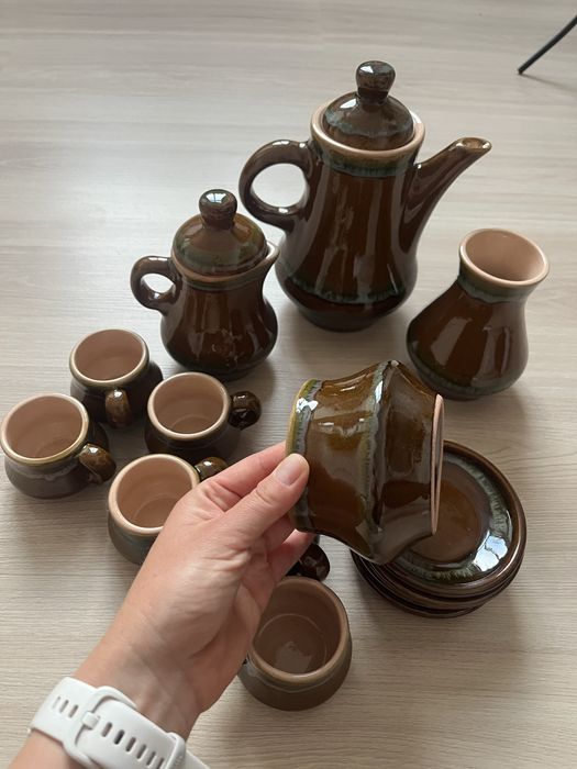 Serwis do kawy herbaty PRL VINTAGE
