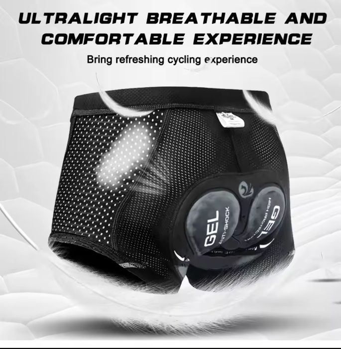 Boxer ciclismo acolchoado com GEL / Calções de ciclismo