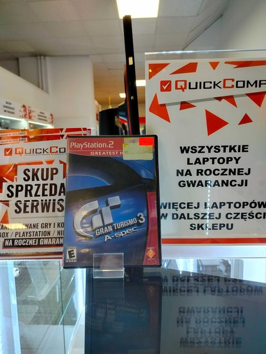 Gra PlayStation 2 PS2 Gran Turismo 3 A-spec Gwarancja 1 Rok QUICK-COMP