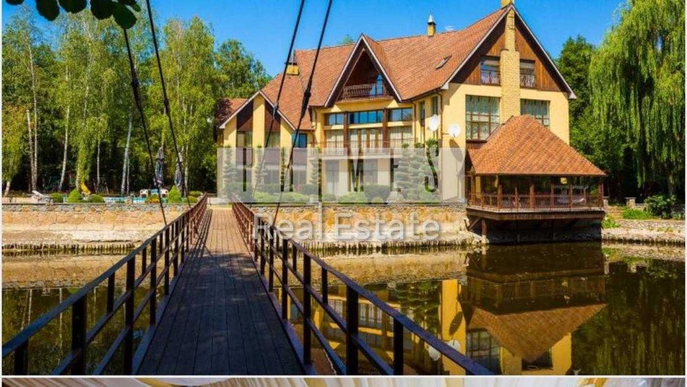 Оренда / Будинок / Романків, Обухівський напрямок , ділянка площею 1 гектар із власним озером для рибалки