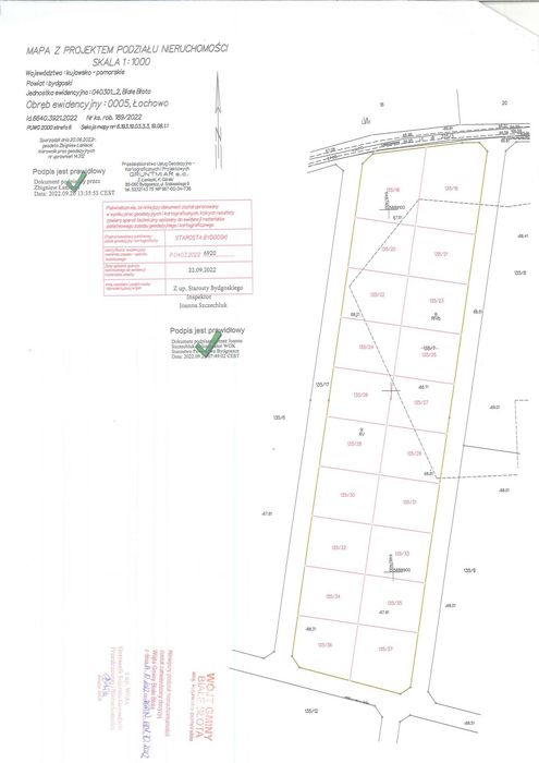 Działka z miejscowym planem pod zabudowę jednorodzinną, Łochowo 135/36