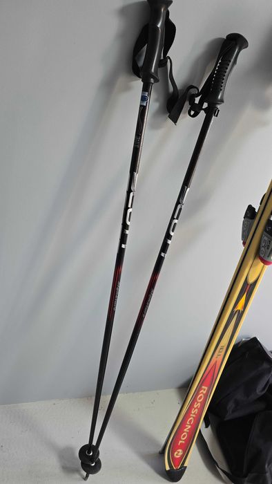 Narty Rossignol 177cm Torba  +Kijki Zestaw