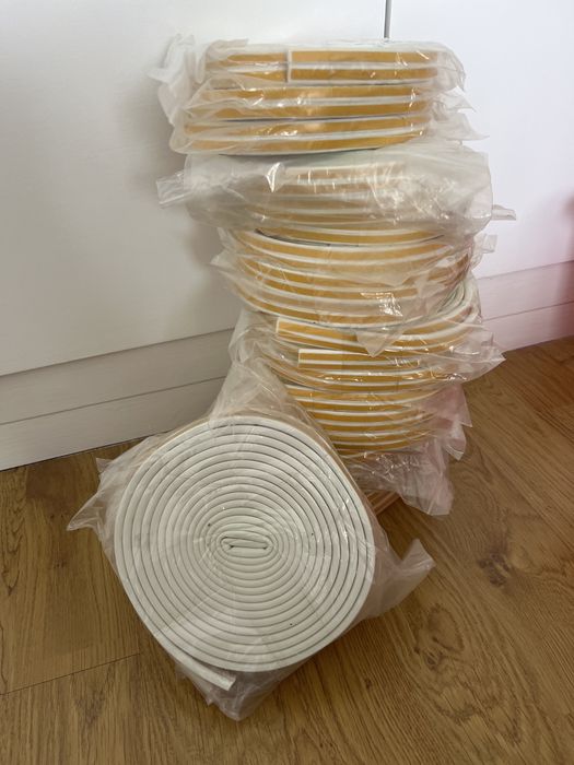 Pack 30m - Fita vedação portas interiores branca