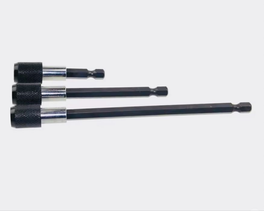 Набір 3 штуки якісних нових подовжувачів 1/4 бистросьем держатель бит