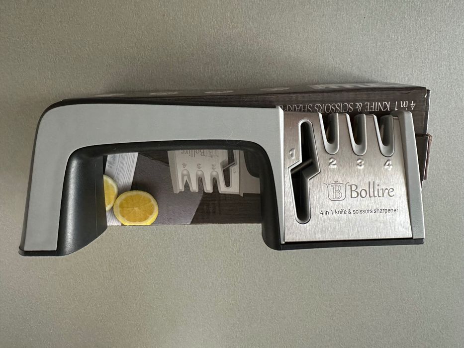 Точилка Bollire BR-3711 4-в-1 для ножів та ножиць