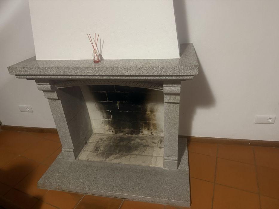 Lareira em marmore