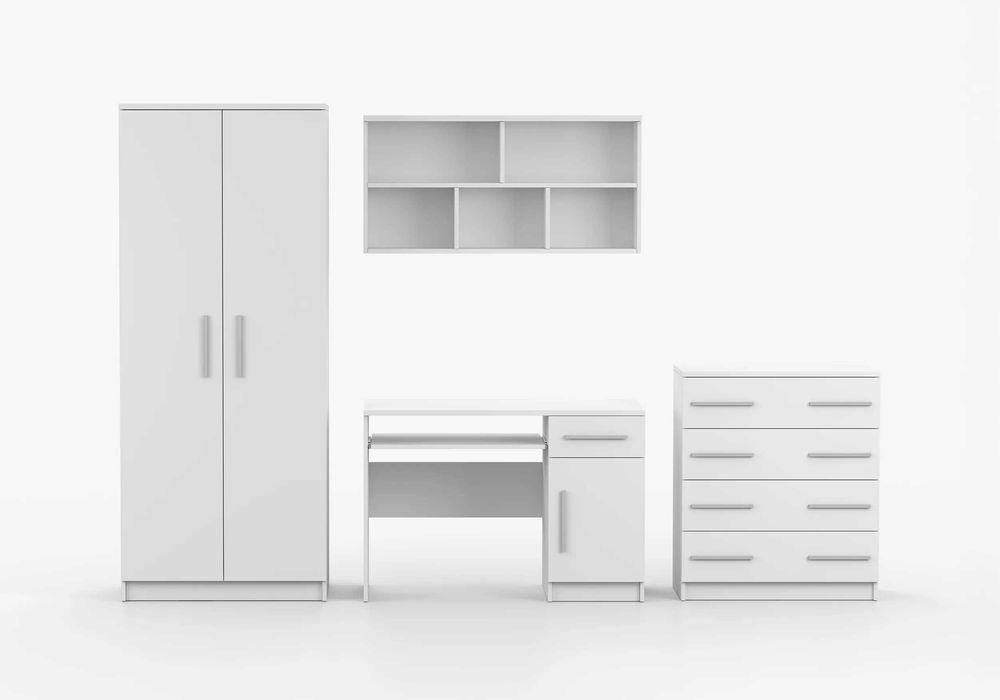 Meble dla dzieci dziecięce młodzieżowe OMEGA biały