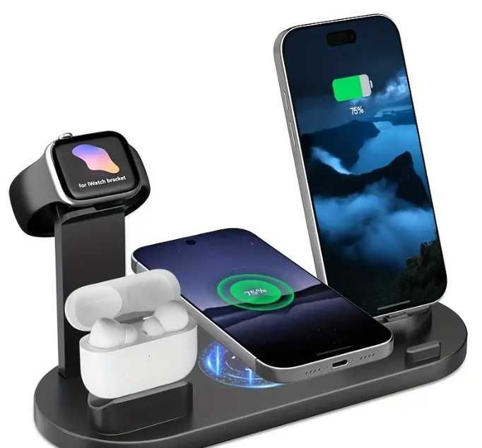 Stacja ładowania bezprzewodowego,do samsung /Iphone Nowy