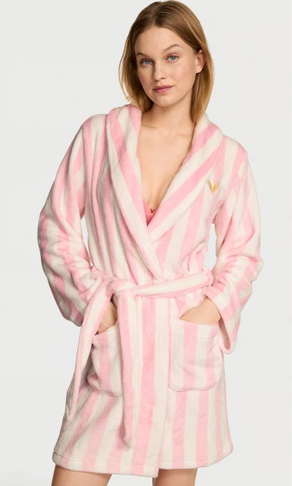 Халат теплий короткий капці жіночі Victorias Secret, оригінал