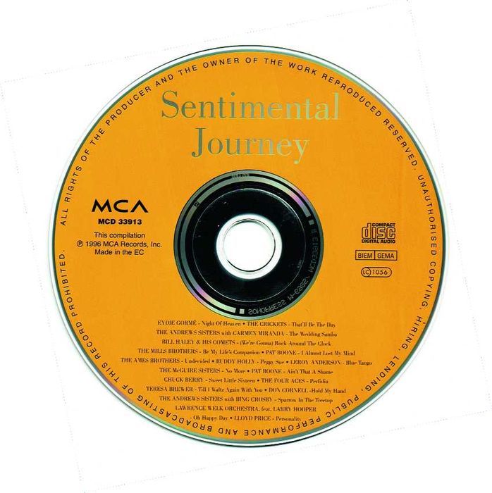 Sentimental Journey (The 50's Volume 1)