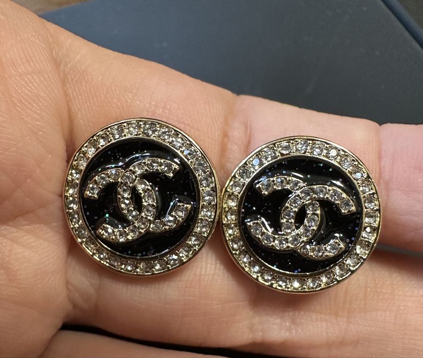 Сережки chanel з упакуванням