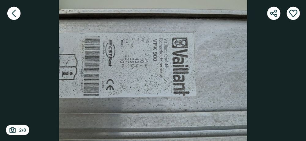 Kolektory słoneczne  firmy Vaillant