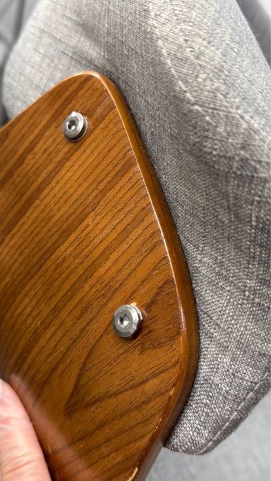 Барний стілець Montana Fabric Сірий, Горіх