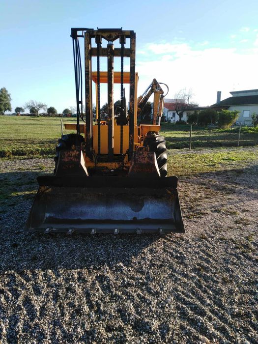 Empilhador 4x4 multifunções,retro, Grua, pá carregadora