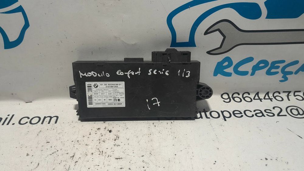 Módulo Confort CAS 3 Original BMW Serie 1 E81 E87 E88 E82 9226238