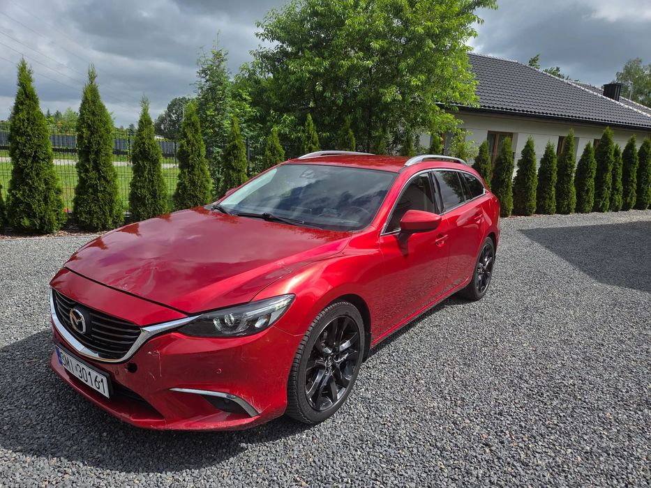 Mazda 6 Salon Polska 2.5 192km Lekko Uszkodzony Jezdzacy Pełna Opcja