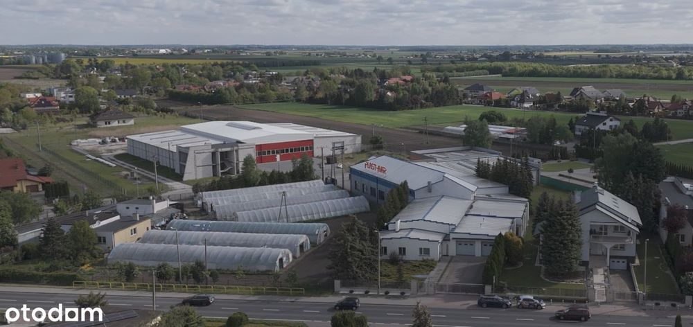 Kompleks hal produkcyjno-magazynowych + dom + grunty inwestycyjne