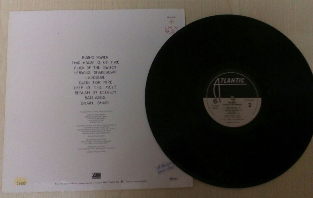 Vinil, ACDC: Flick of the Switch.