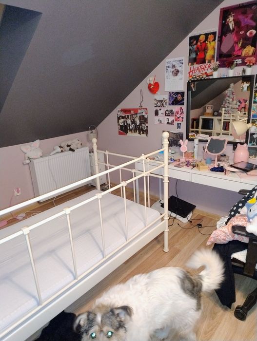 Łóżko  stalowe rama 210/100