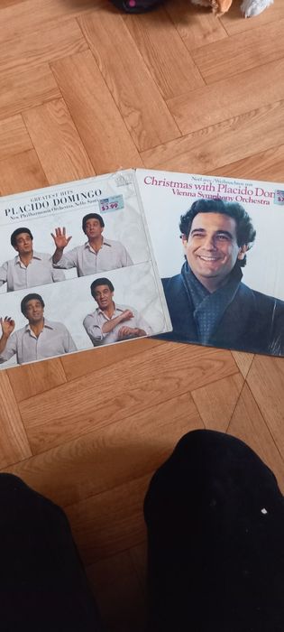 2 płyty winylowe Placido Domingo