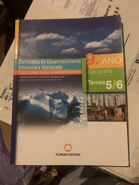Livro Geografia 9o ano “Contrastes de desenvolvimento - Ambiente e Soc
