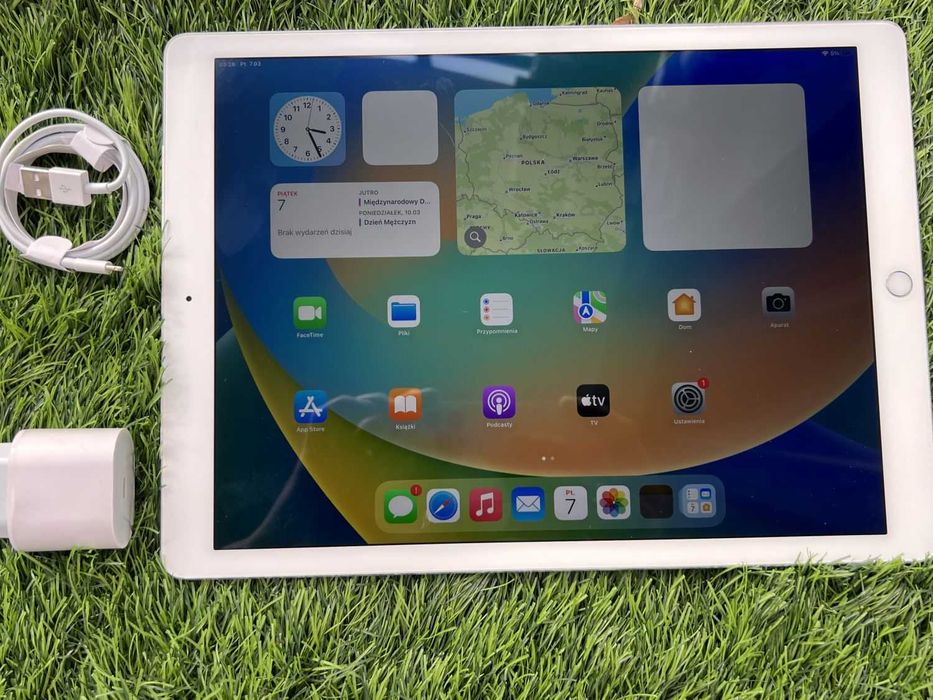 iPad Pro 12.9" 128GB WIFI Cellular LTE Silver White Pencil FV23%