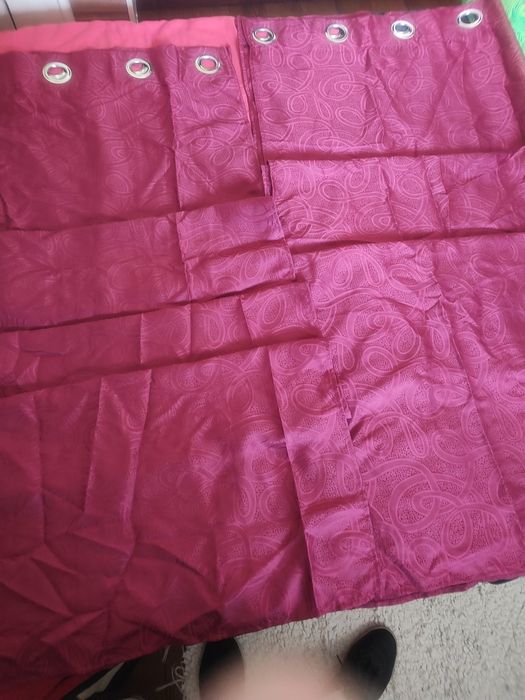 Cortinas vermelhas