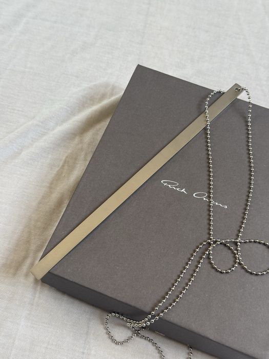 Rick Owens Tokyo Employee's Only Necklace in Silver