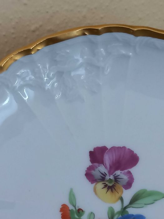 Stary talerzyk porcelanowy - KPM Berlin - 1849-70.