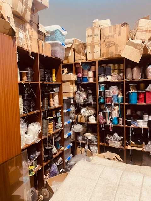 Insolvência 50,000 Cordões, Fitas e Elasticos - Stock embalado