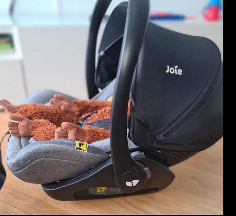 Carrinho De Passeio Joie Chrome Azul +Joie Baby Cadeira Auto I-level + base Isofix cor Gray