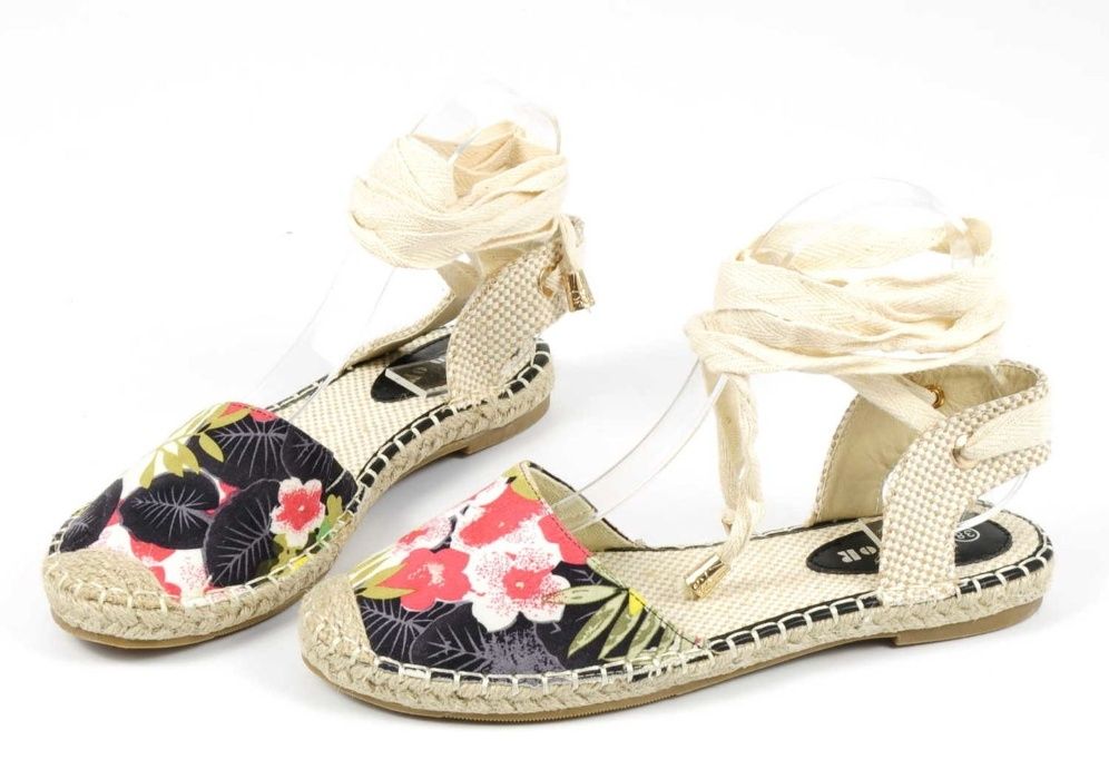 espadryle kwiatki 36
