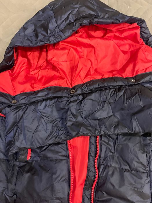 Жилет для вагітних р.38синій з червоним новий