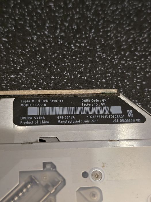 Napęd DVD Apple MacBook Pro A1278 A1286
