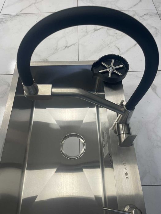 Мийка Luminex 6545 + кран з підключенням до фільтра Kroner+ополіскувач