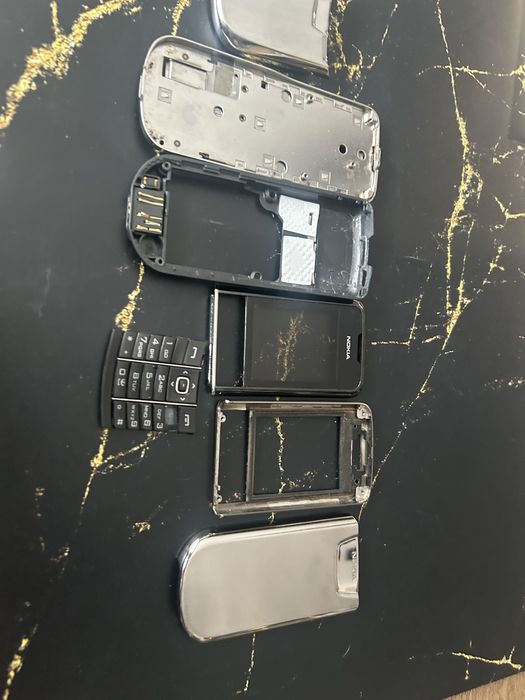 Części do telefonów Nokia 8800/Carbon/Arte/Black Korpusy/Szyby!