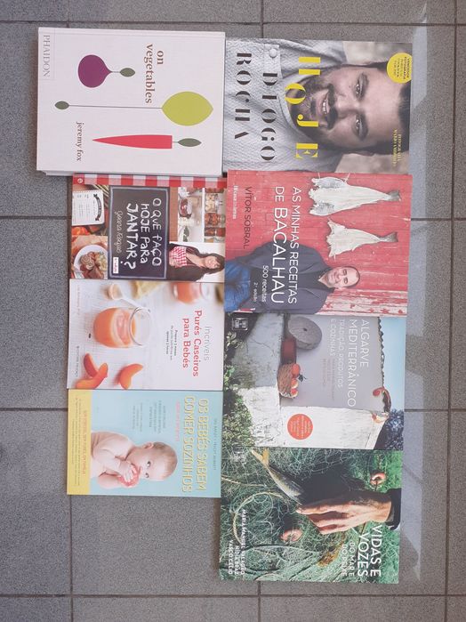 livros de culinária ( conjunto ou unidade )