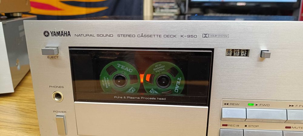 Кассетна дека  Yamaha K-950 (відео роботи перед покупкою ! )