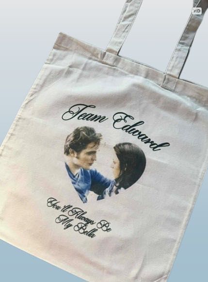 Torba tote bag Edward Cullen Bella zmierzch twilight bawełna