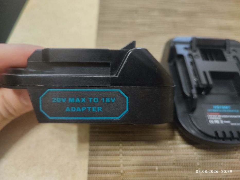 Адаптер HS18MT з  Type-C USB QC 3.0 для батарей Einhell