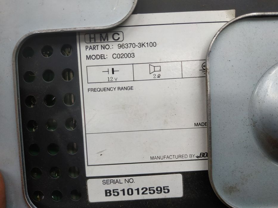 Hyundai/Kia Sonata 5 NF 2004-2009 підсилювач звуку MAP-400 EL13917 963703K100